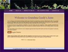 Tablet Screenshot of grandmacandysjams.com